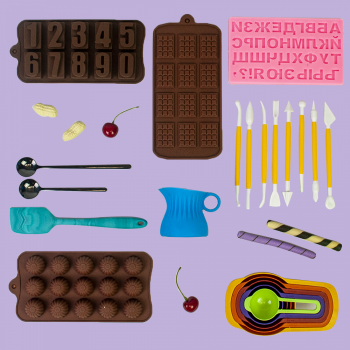 Набор для приготовления шоколада, 21 предмет