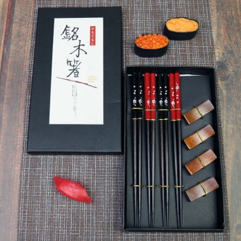Набор палочек для суши "Korean spring" с подставками на 4 персоны