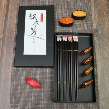 Набор палочек для суши "Japanese pond" с подставками на 4 персоны