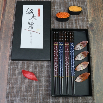 Набор палочек для суши "Sakura blossom" с подставками на 4 персоны