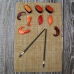 Набор палочек для суши на 10 персон "Silver fire" с ковриком для приготовления роллов